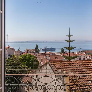 Amazing River View In Historical Lisboa